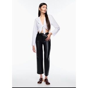 COPY - The Melina crop vegan leather pants Pant 10 A9